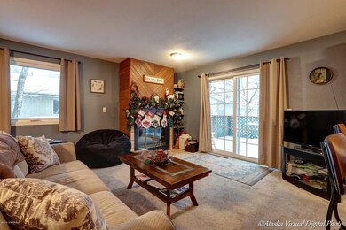Unit A Fireplace & Deck Access