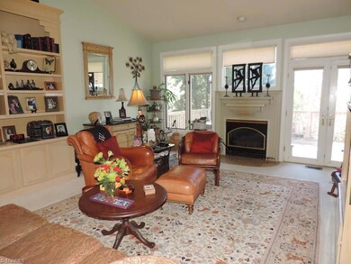 Great room opens onto large deck