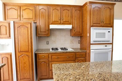 Built in refrigerator stays with the house!