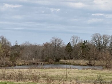 large pond on south side