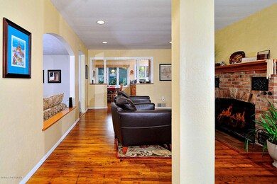 Living Room with Woodburning FP