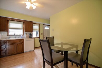 Kitchen looking toward back door that goes to the 
