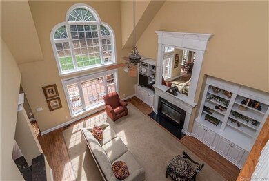 Family Room w/ Built-In Shelving & Cabinets