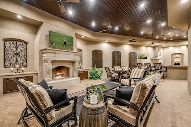 Fireplace, and plenty of space to mingle! Outdoor Pavillion