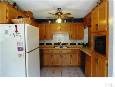 Kitchen is conveniently set up.