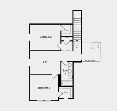 Second Floor Plan - Structural options added inclu