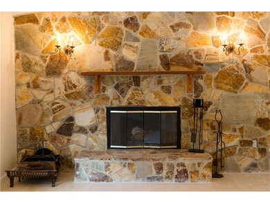 Wood Burning Fireplace