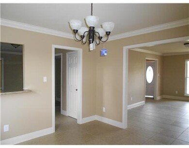 Dining Room. Dining area leads to large kitchen.