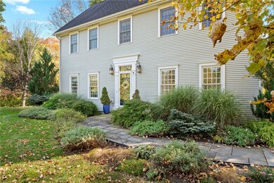 Landscaped front walk-way