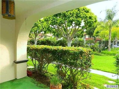 Patio overlooking greenbelt