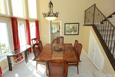 Convenient storage for the dining room is built in