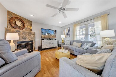 Gorgeous Stone Fireplace