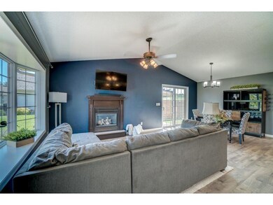 Vaulted and Open Floor Plan