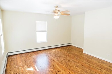 The living room has a neutral color...