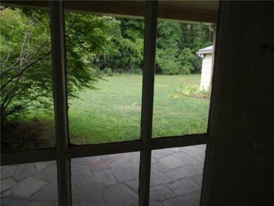 Patio/Deck View from French doors to the covered p