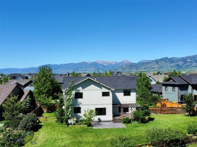 Back of house looking north towards Bridgers