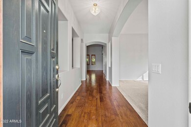 Lovely wood floor entry!