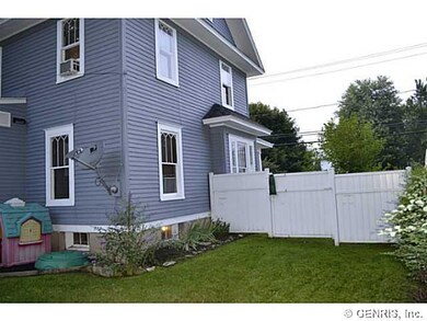 Backyard. The privacy fence on the east of the hom