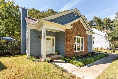 Covered porch entry
