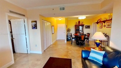 View of Front Door From Living Area