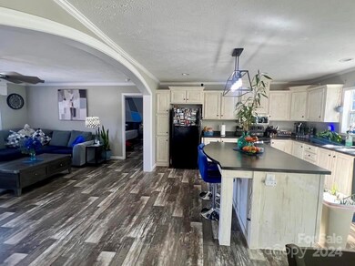 large kitchen island