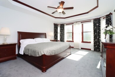 Master Bedroom with Tray Ceiling Beautiful Country
