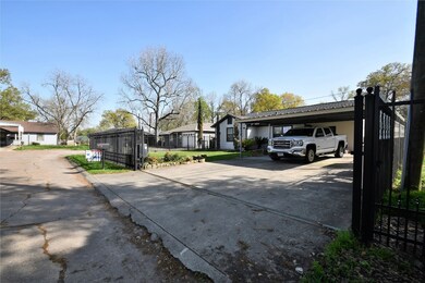 Electric wrought iron gate.