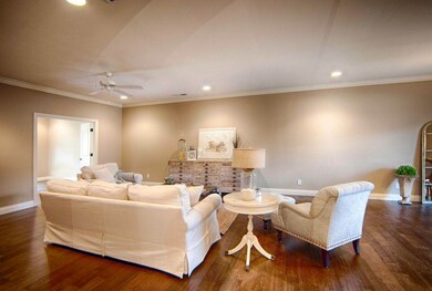 Crown molding throughout.