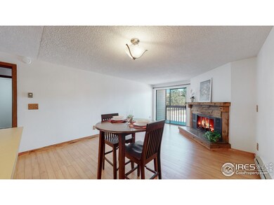 Dining Space Adjacent to Living Room