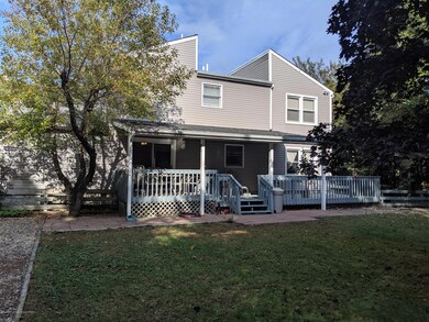 Rear covered porch