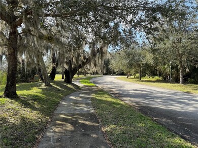 Oak Tree lined road to lot