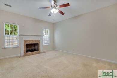 Living Room With Fireplace
