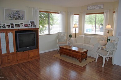 Living Room with Bay Window