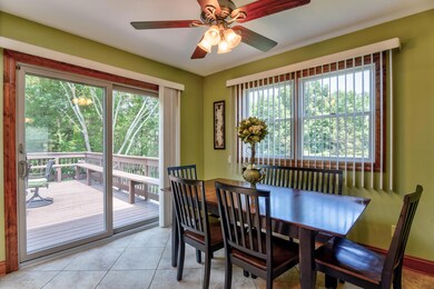 deck off eat in kitchen