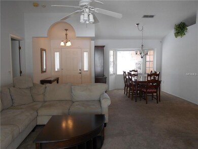 Foyer, Living room and Dining room