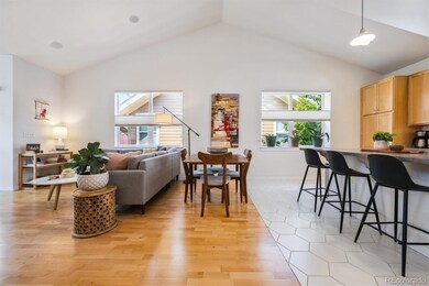 Vaulted ceilings and sunny rooms