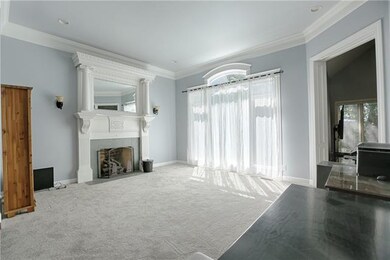 Living Room with fireplace
