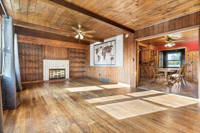 Beautiful Built In's with a Wood Burning Fireplace