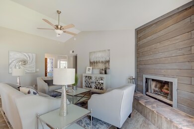 (12) Wood Burning Fireplace