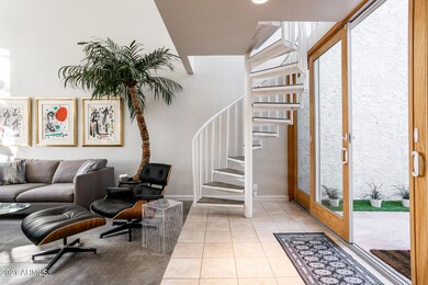 Stairs to second level