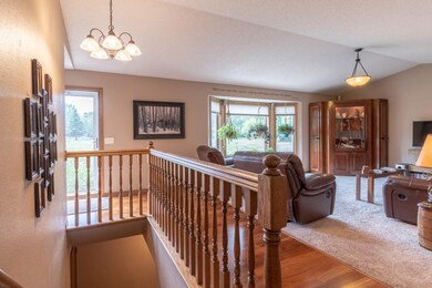 Front entry is open to the living room