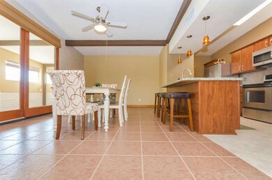Tiled floors for easy maintenance