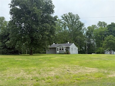 View of large green lawn