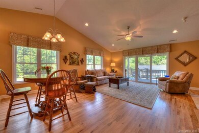 Open Great Room with vaulted ceiling