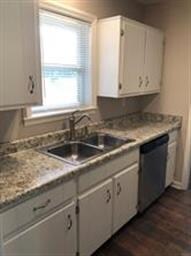 Kitchen - new vinyl plank flooring, fresh painted 