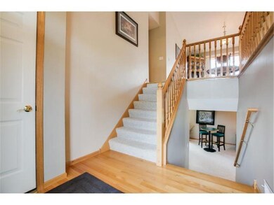 Gracious foyer welcomes you home.