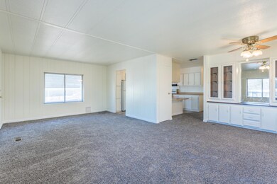 living room and dining