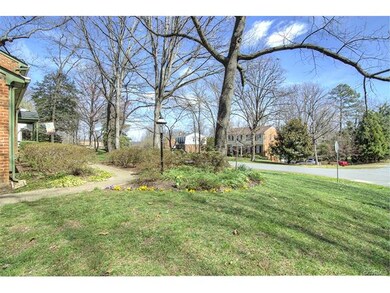 This corner lot home features a Gas Lamp Post.