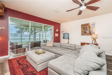 4847 Poind Ridge Dr, Great Room and lanai view of 