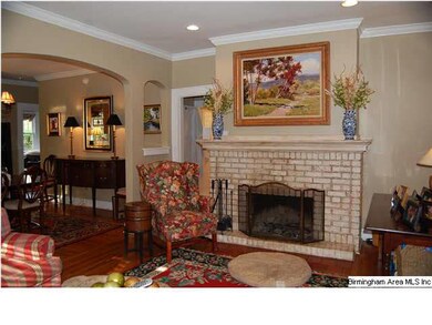 Charming living room with fireplace